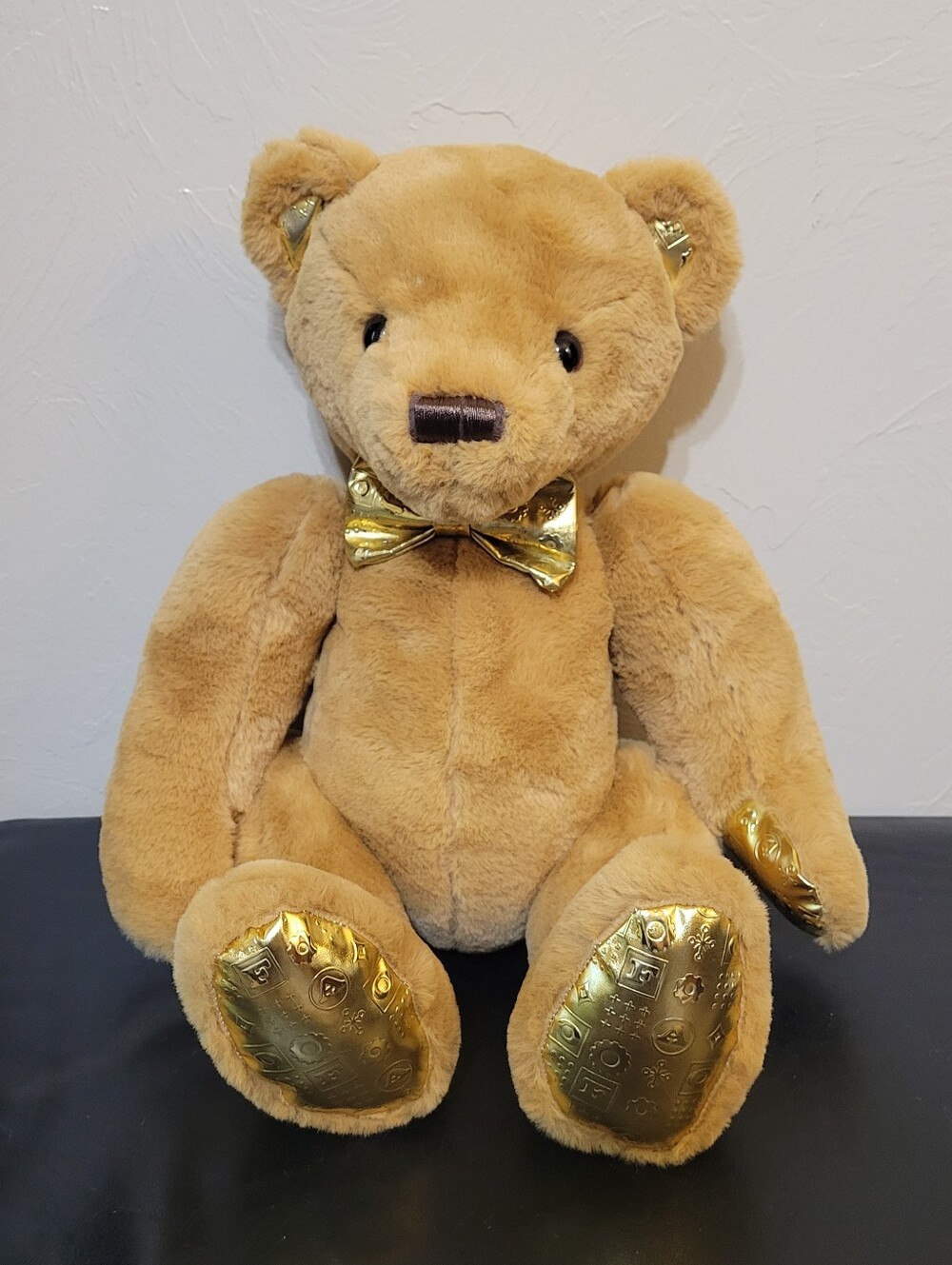 Teddy Bear F.A.O Schwarz‎ brown/gold bear